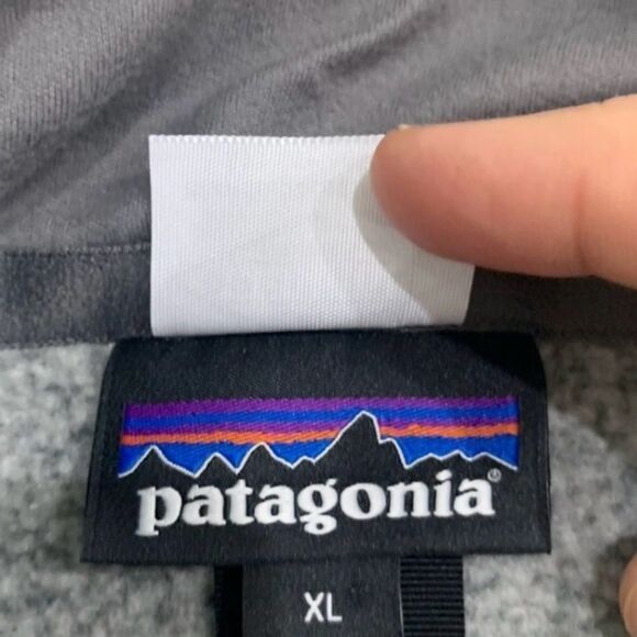 Patagonia Vest Men Sz XL  Better Sweater Heather Gray Stonewash Full Zip Pockets - Picture 4 of 13